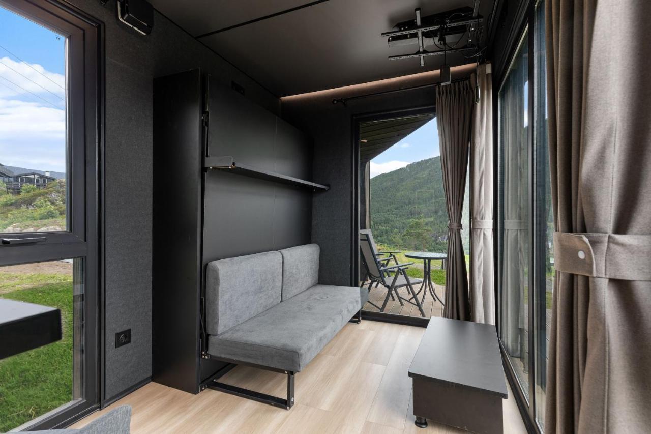 Sogndal Fjordpanorama - Studio Cabins With View Εξωτερικό φωτογραφία